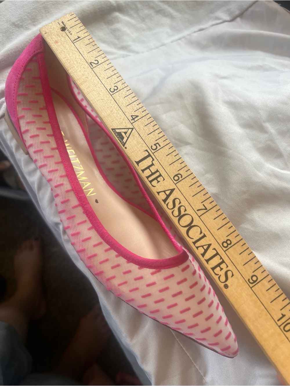 Stuart weitzman mesh tasha flats size 8.5 - Picture 7 of 7